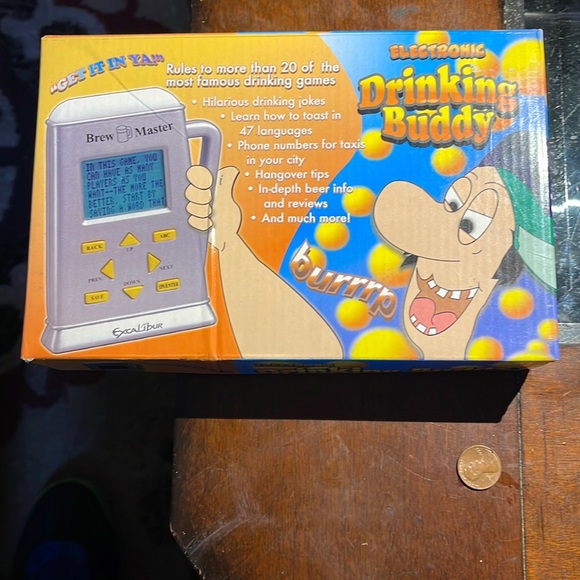 EXCALIBUR ELECTRONIC DRINKING BUDDY Handheld Pocket Game Model #363 Req 2”AAA” - Picture 3 of 5
